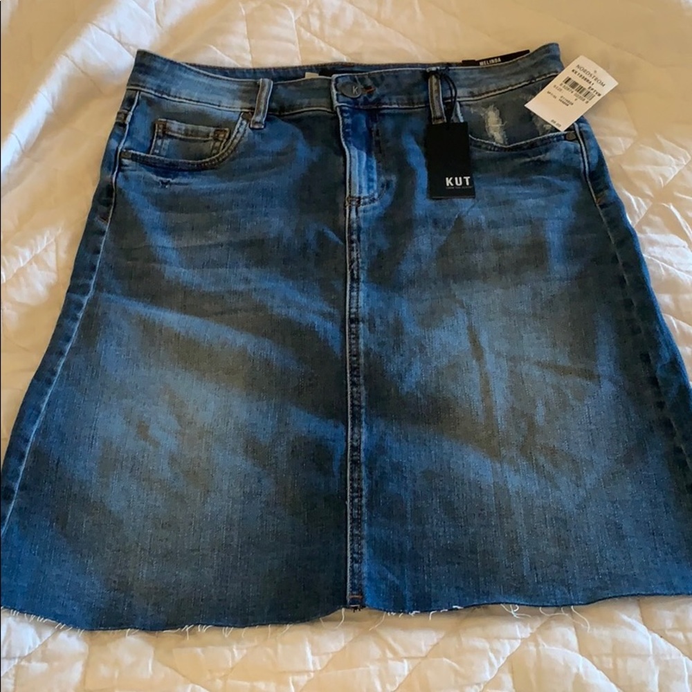 “Kut” Jean Skirt